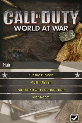 Call of Duty - World at War (Europe) screen shot title